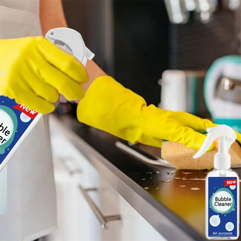 North Moon 100ml kitchen cleaner spray oil grease stain remover multipurpose kitchen grease foam cleaner ceramic stove cleaner