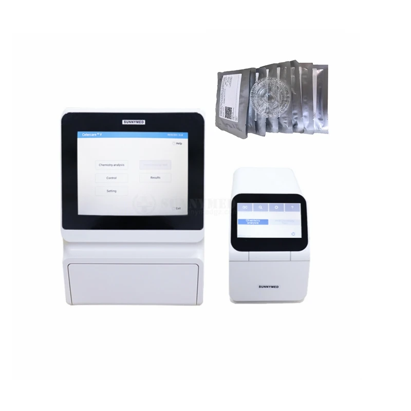 SY-B175V Dry Biochemistry Analyzer Portable Dry Clinical POCT Chemistry Analyser blood chemistry rotor mnchip