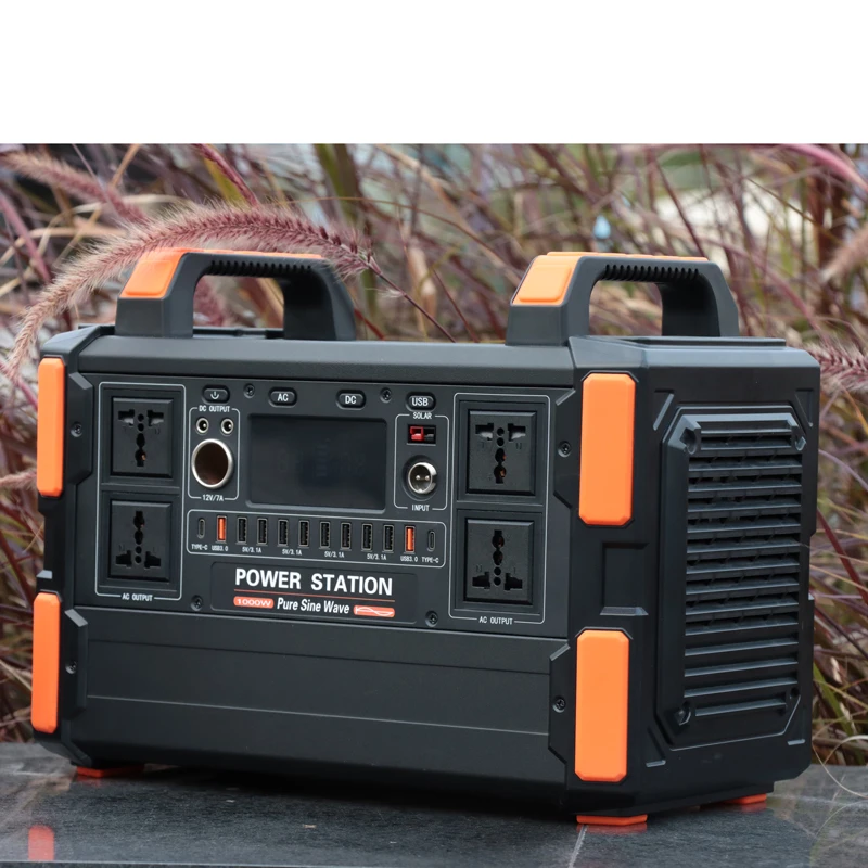 lifepo4 powerstation 500w 1000w 1000 watt 2000w 1048000mAh Camping Solar Panel System Rechargeable Portable Power Station