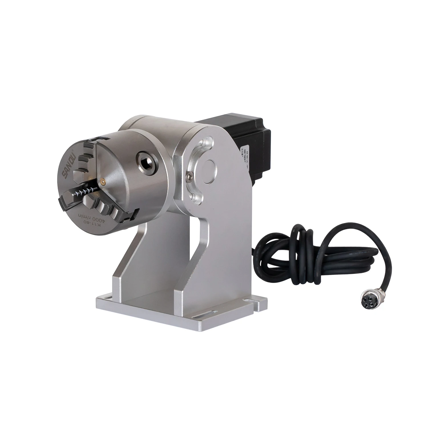 Rotary axis D80 for fiber laser marking machine rings rotary axis for fiber laser engraver