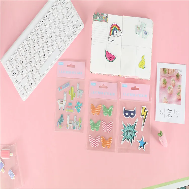 
New Arrive Puffy Stickers Animal Car Easter Cute Foam Sticker Mixstyle For Children Diy Sticker 