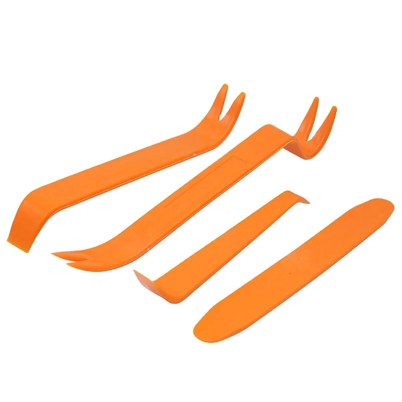 Набор инструментов для интерьера 4 шт./компл., прищепка для двери, инструмент для снятия радиопанели, пластиковой отделки, разборки и ремонта аудиоприборной панели