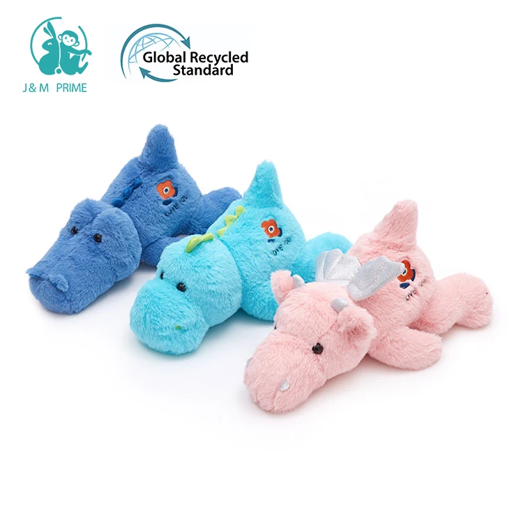 Custom high quality dragon stuffed soft toy cute pink flying dragon plush toys