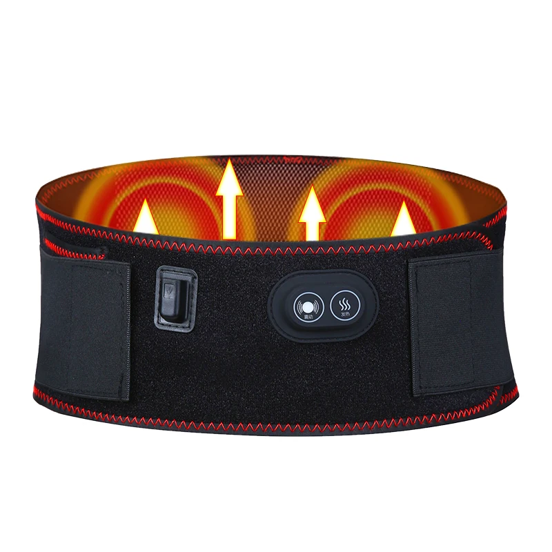 2021 New Electric Heating Belt Waist Support Brace Warmer Band Pain Relief Rechargeable Thermal