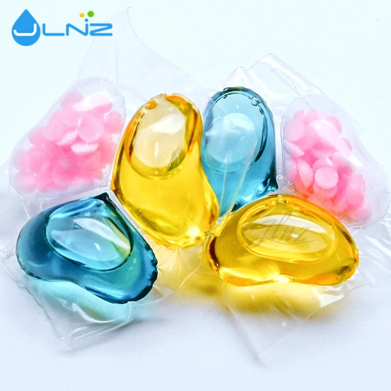 OEM disposable soap concentrate pods plant based laundry detergent washing capsules