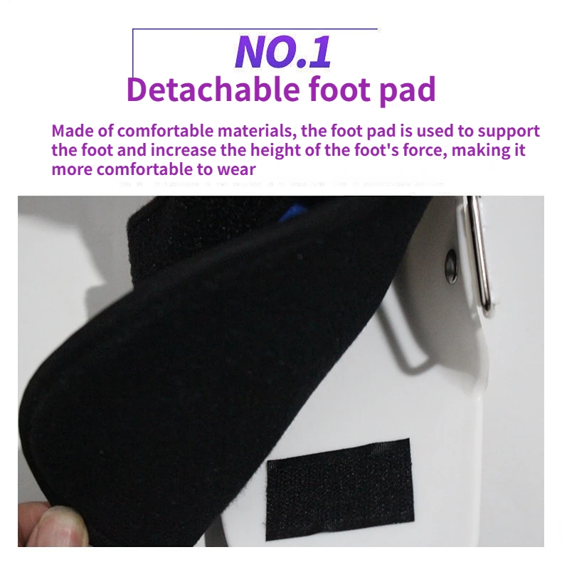 Knee Ankle Foot Support Brace Exoskeleton Orthosis Splint Lower Limb Adjustable Leg Stabilizer