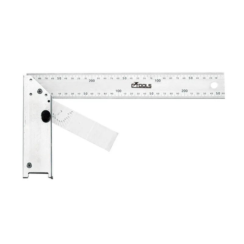 Hot selling CJ-5030 aluminum alloy angle ruler 90 degree high-precision multifunctional building measurement tool 300mm