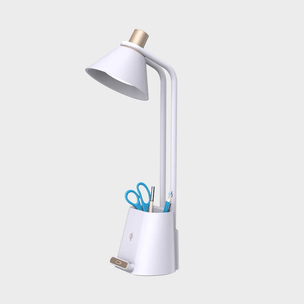 Multifunctional Desk Lamp Touch Control 3-level Brightness Rechargeable Table Lamp Pen Holder Led Study Lamp