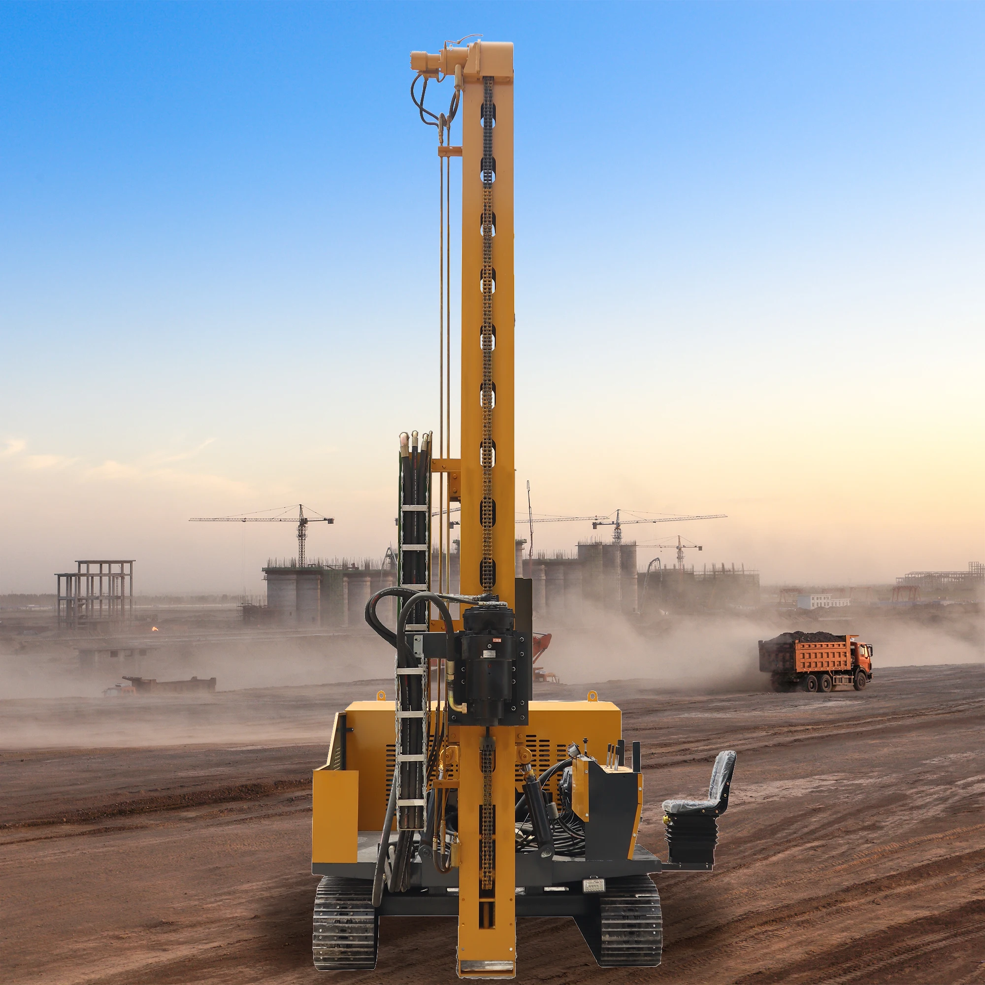 Customizable Solar Photovoltaic Pile Driver Manufacturer Direct Sales Drilling Rig