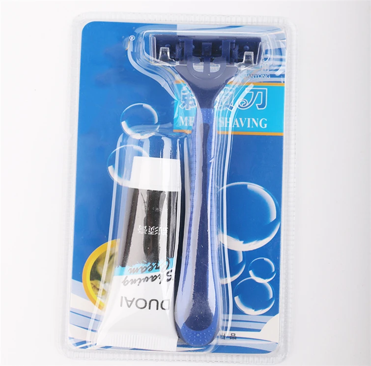 Hot sale one time use private label bump finger protective scraper razor