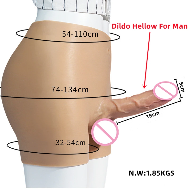 Adult Female Solid Artificial Dildo Panties Penis Women Man Masturbation Wearable Realistic Natural Silicone Dildo Underwear