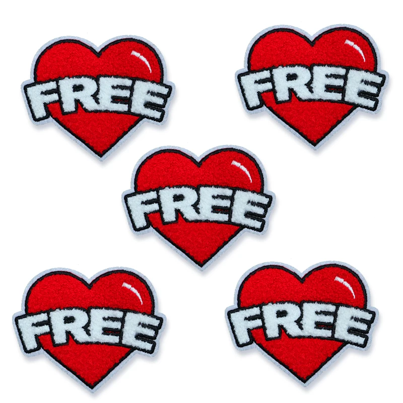 На заказ, винтажная аппликация в виде букв из горного хрусталя, женские нашивки в форме сердца, радуга, Приклеивание утюгом для одежды