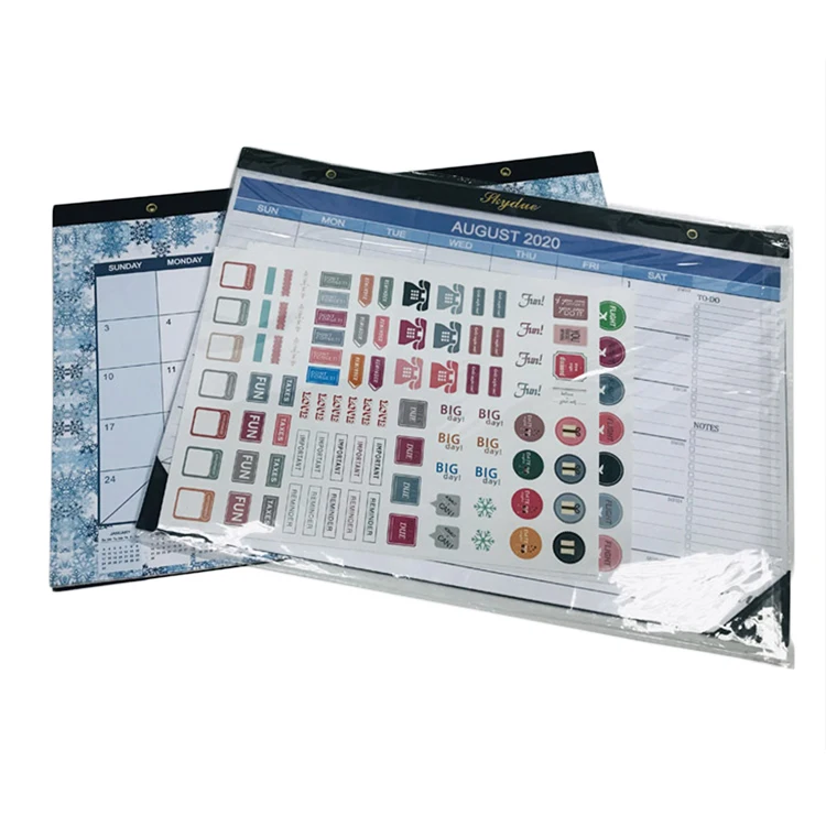 2021 Wholesale Factory Custom Cheap Beauty Logo Printing Festival Desktop Planner Desk Wall Calendar For sale