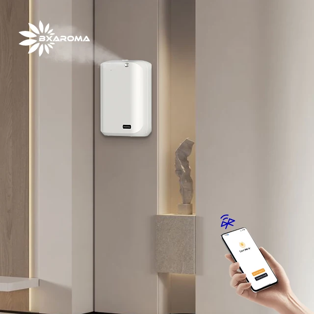 Promotion Bluetooth App Control Fragrance Diffuser OEM Hotel Commercial Electric Smart Aroma Scent Diffuser