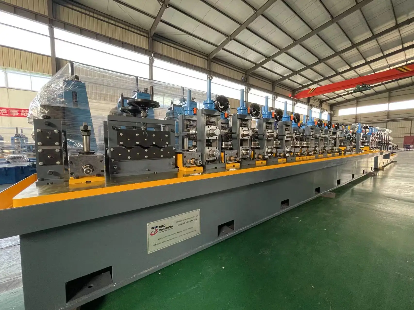 Carbon Steel Tube  pipe Profile Forming Machine Mill Line