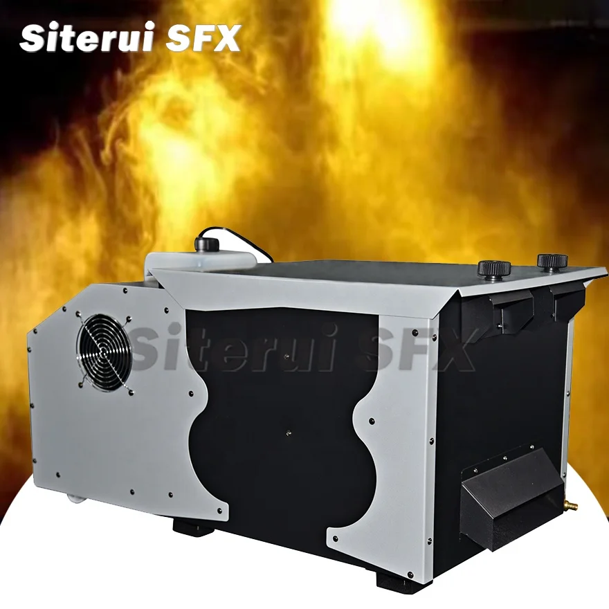 Siterui SFX 1500W Water Based Low Fog Machine Wedding Party Stage Theater Bars Low Fog Effect Making DMX Remote Control Machine