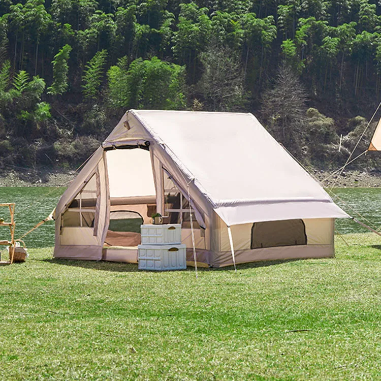 Большая водонепроницаемая надувная палатка с насосом для семейной вечеринки