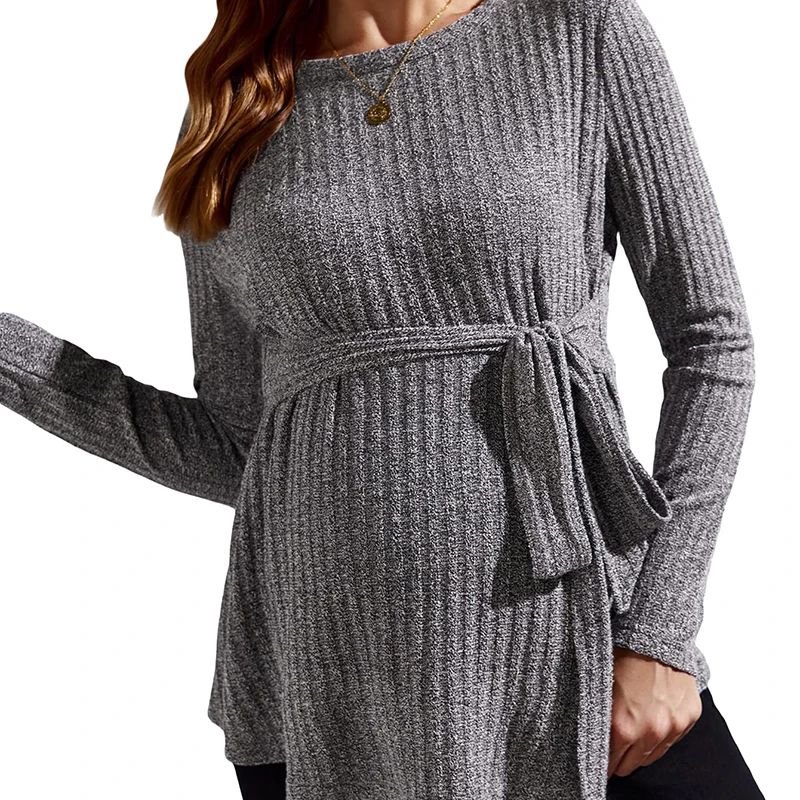 DAMOCHIC Maternity Clothes Manufacturer Autumn Pregnancy Sweatshirt Casual Clothes Long Sleeves Fall Maternity Clothes 2023