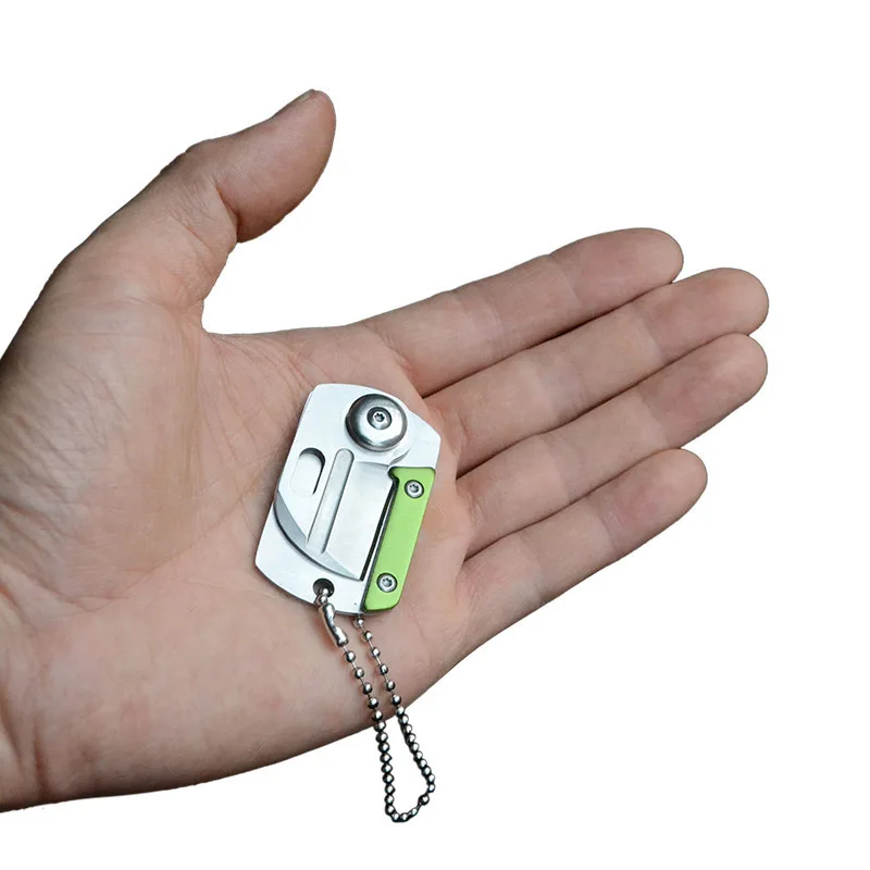 Drop shipping Portable Knife  Stainless steel Blade Mini edc tools outdoor Folding Knife