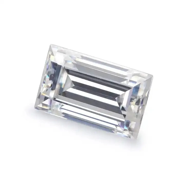 Lab Created DEF White Synthetic Diamond 3*5mm Baguettes Cut Gemstone Emerald Cut Vvs Loose Moissanite Stone