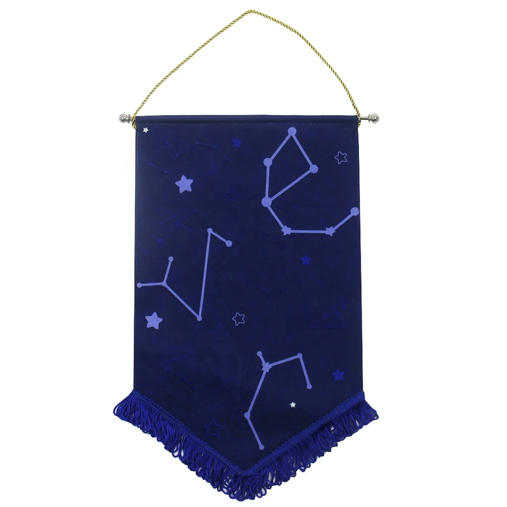 Best Selling 4 X 6 Inch Mini Flag Fringy Window Hanging Flag Banner Car Fringed Hanging Flag With Suction Cup