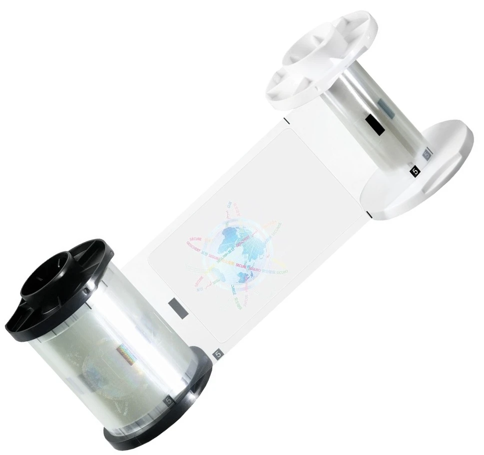 HIDFargo 82603 голографический полиэтиленовый ламинат-250 отпечатки