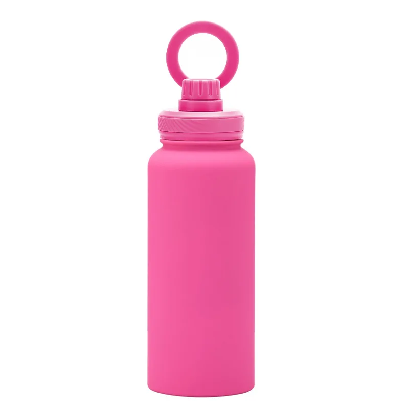 SUXIU OEM Vacuum thermos and hot water bottle Smart Water bottle Vacuum BPA-free sport bottle with silicone treatment