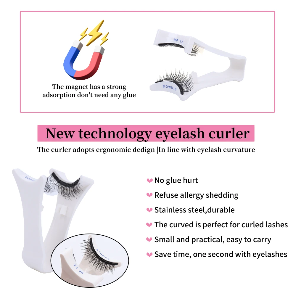 New Arrival Double Layer Invisible Nature Magnetic Eyelashes 3D Quantum Magnetic Lashes Wholesale