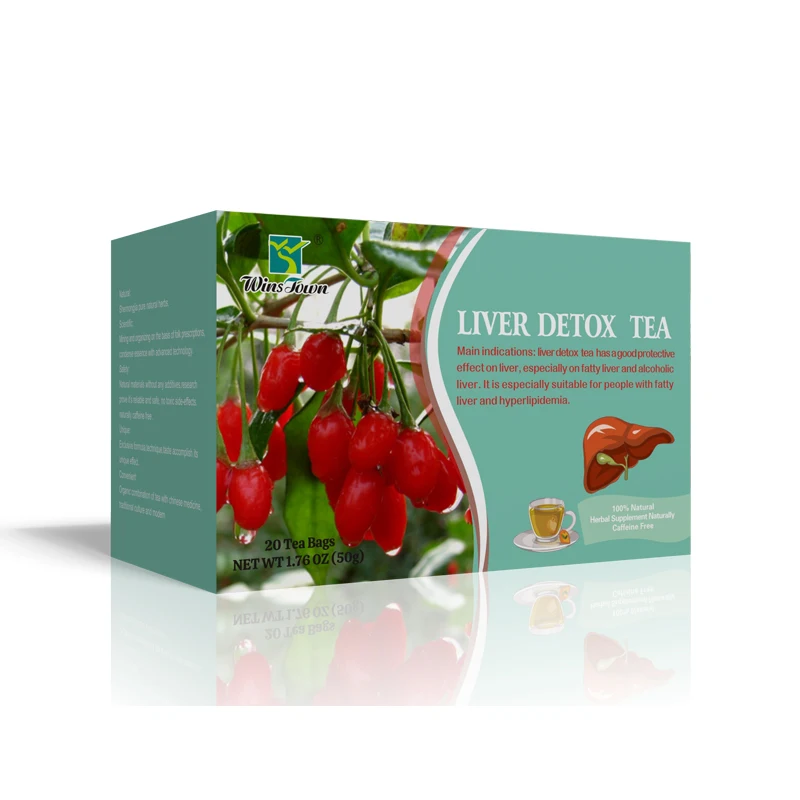 Winstown liver cleansing detox tea fatty liver Daily essential chinese hepatitis tea for smokers and Drinkers
