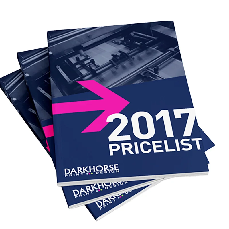 Manufacturer professional custom printing services for books brochures Company Promotional Catalogs Books Manuals high quality