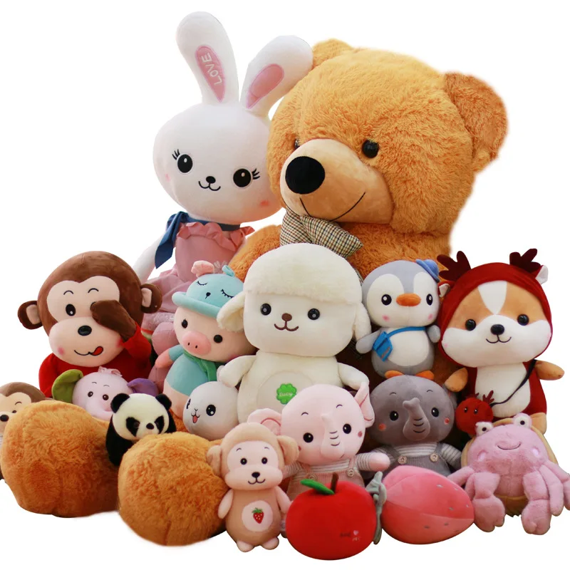 Best Selling Cheap And Realistic Novel Custom Animal Plush Toys Holiday Promotional Gifts