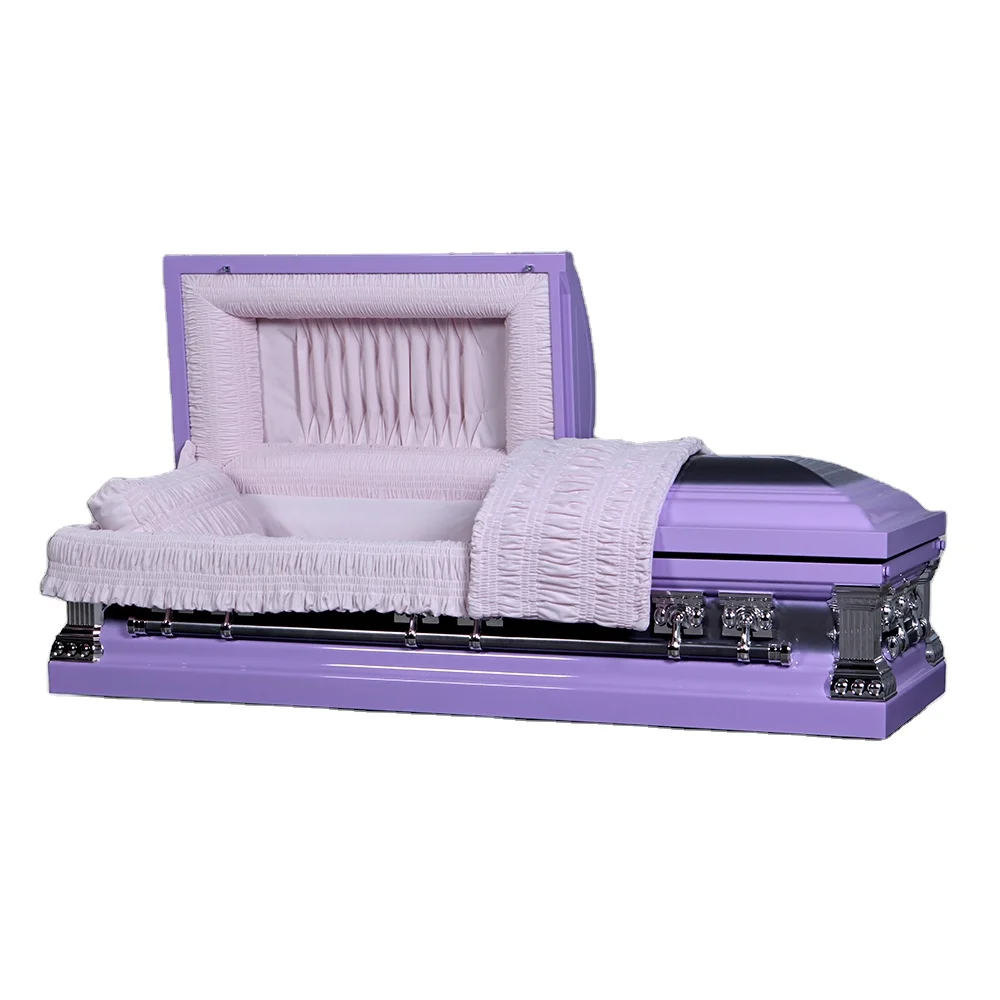 Cheap funeral metal casket for sale(1865)