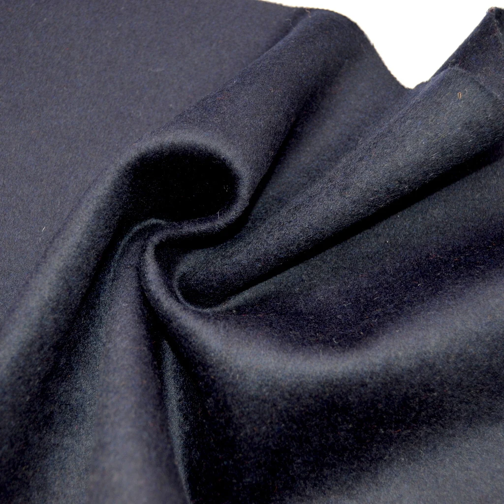 English selvedge Anti-Static comfortable soft wool polyester coat fabric