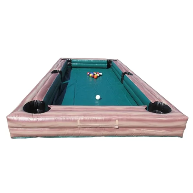 Custom inflatable sport game inflatable billiard table inflatable air snooker ball for sale