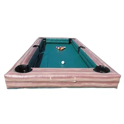 Custom inflatable sport game inflatable billiard table inflatable air snooker ball for sale