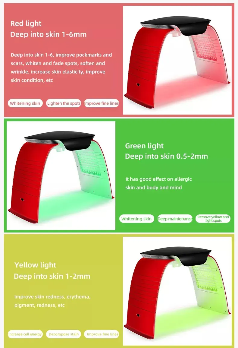 portable phototherapy hot and cold nano sprayer uv light pdt machine pdt led light therapy