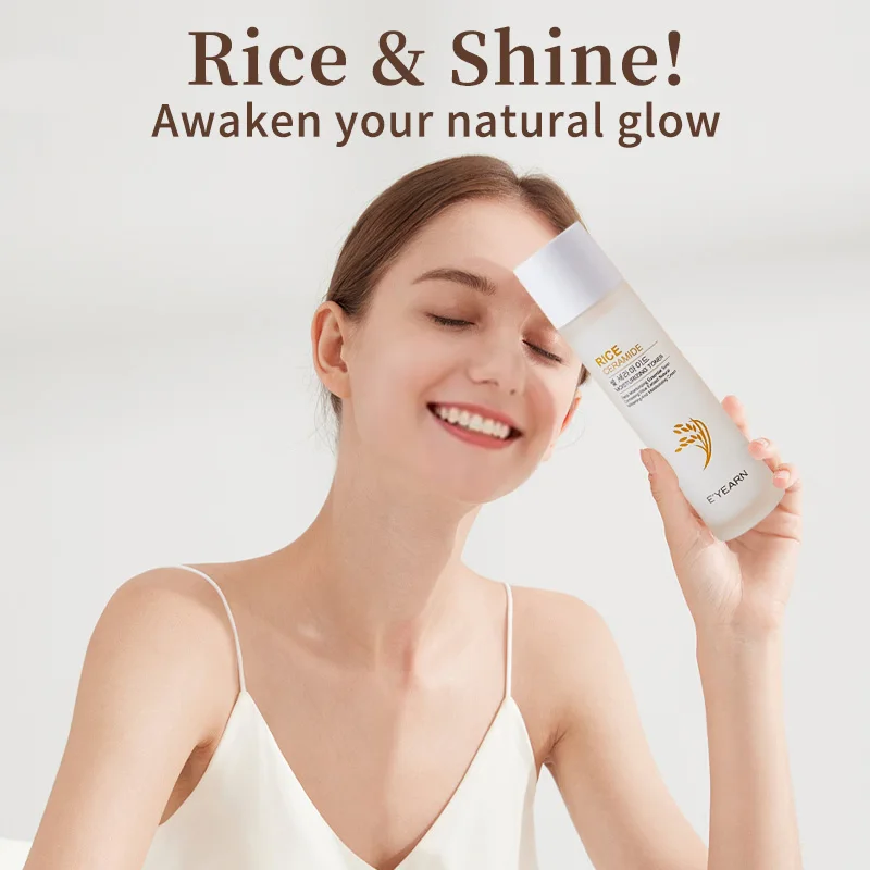 120ml Skin Brightening Korean Rice Infused Toner with Niacinamide for Clear Moisturized Skin and Minimized Pores