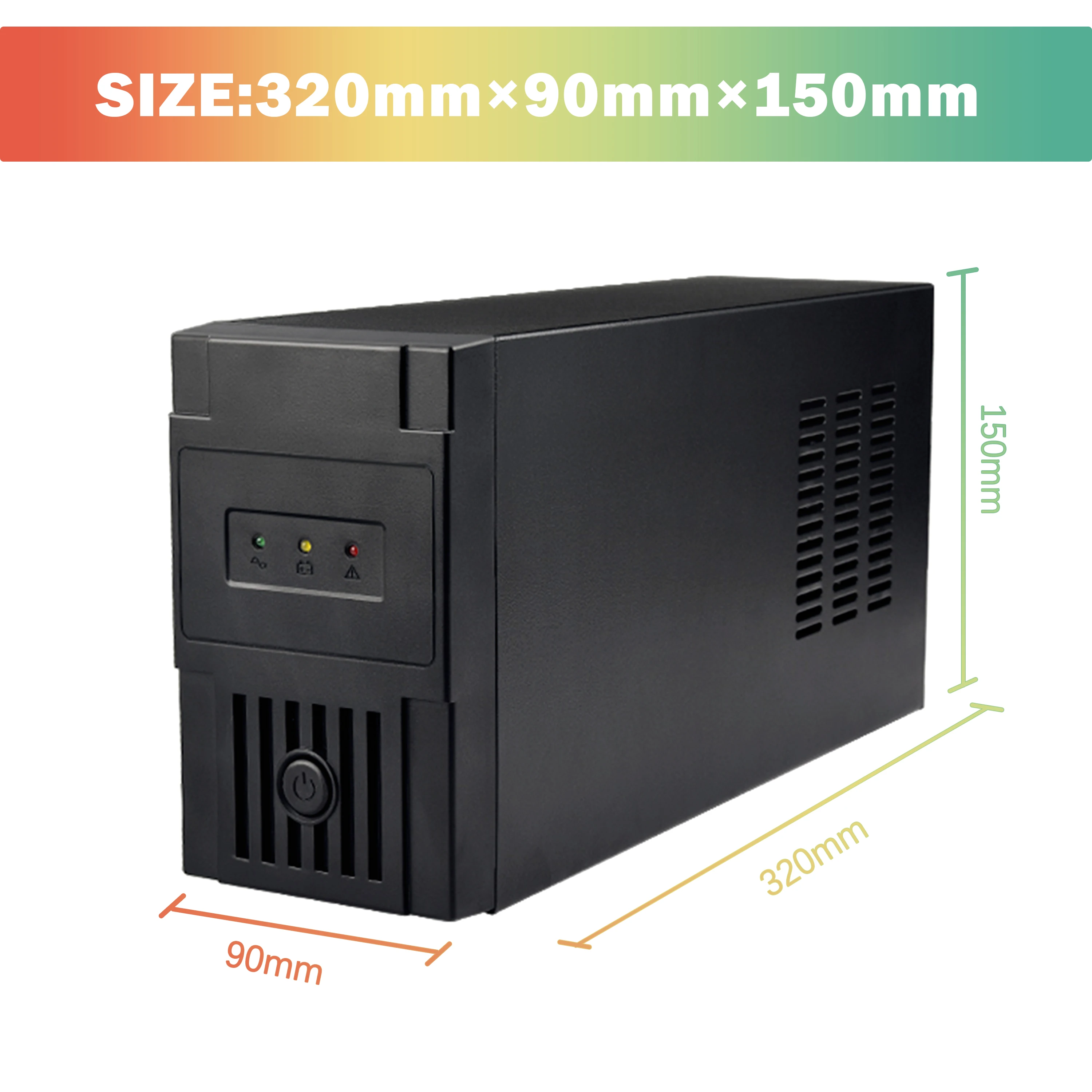 High-Frequency 110V/220V 650VA-3000VA Line Interactive UPS for Reliable Power Backup and Protection
