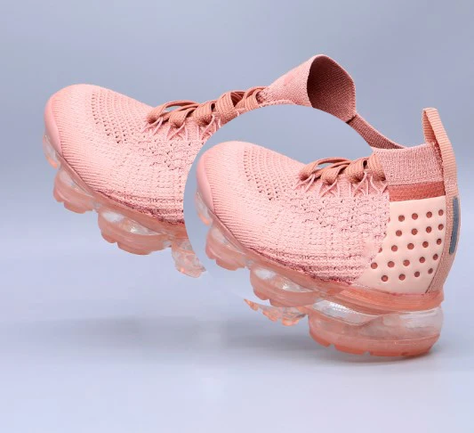 Женские кроссовки для бега xmyg розовые дышащие AIR VAPORMAX 2