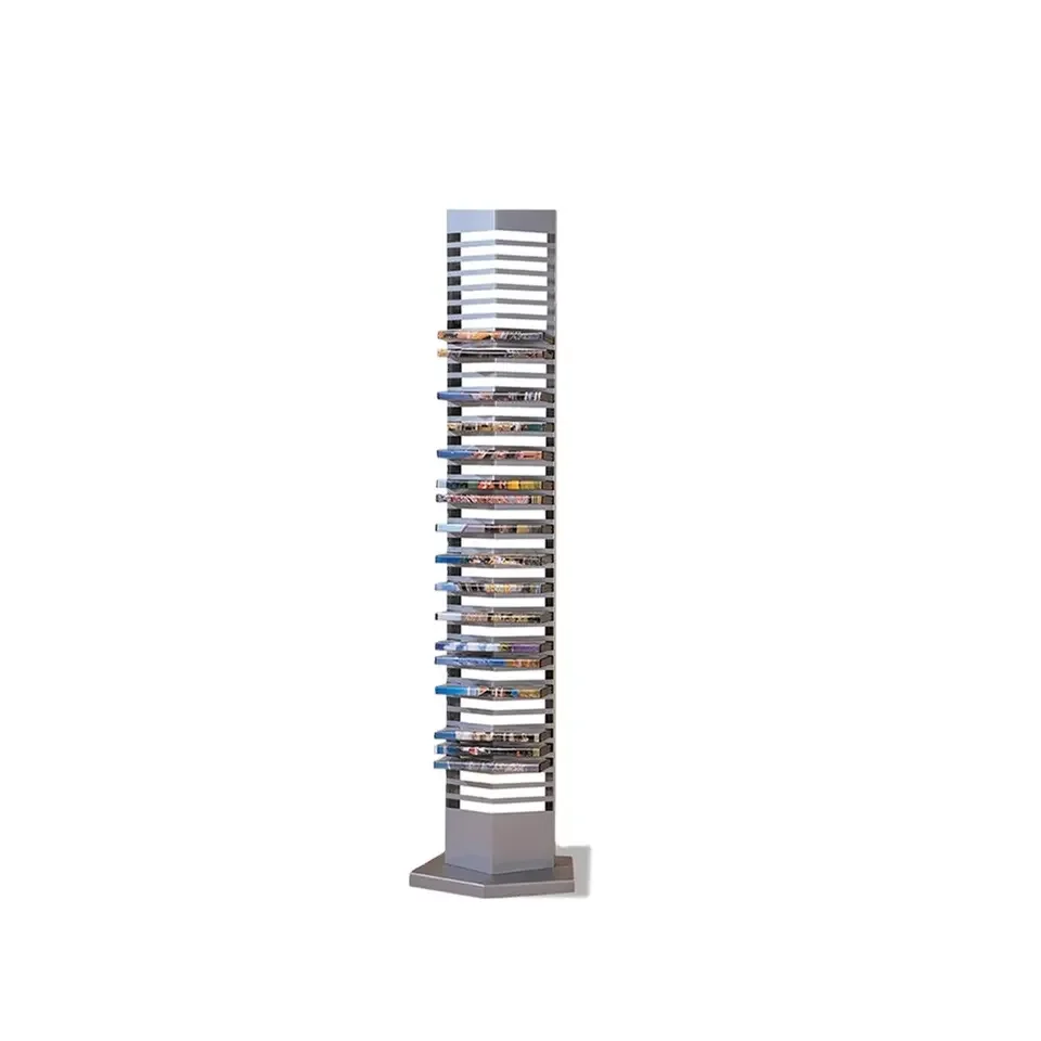 Напольная Металлическая Витрина CD/DVD напольная витрина книжная полка