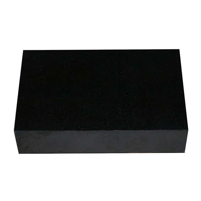 Slant Headstone Natural Granite Monument Black Bevel Memorial Stone