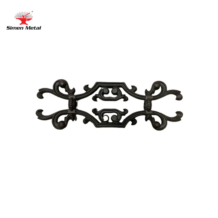 cast fence ornaments metal gate decoration wrought iron flowers & leaves