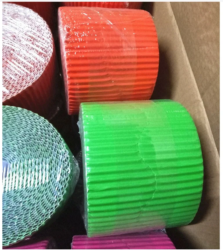 Wholesale scalloped  DIY decoration creative corrugated paper Card Border Roll