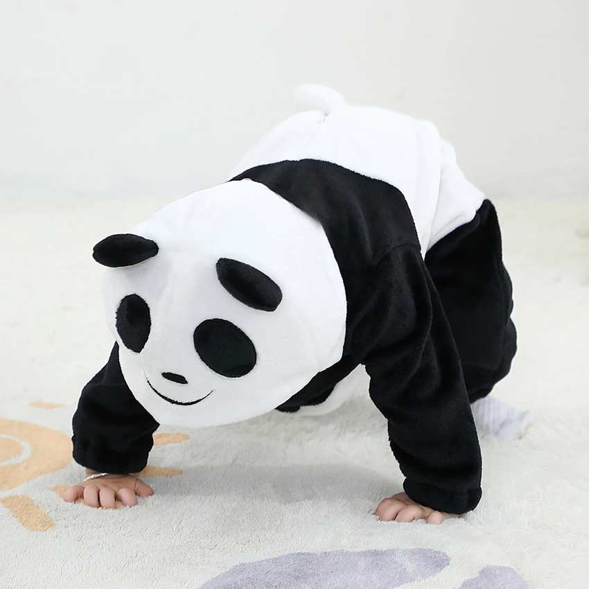 Halloween costume Panda Baby Animal Onesie Kid Pink Cow Romper Toddler Halloween costume