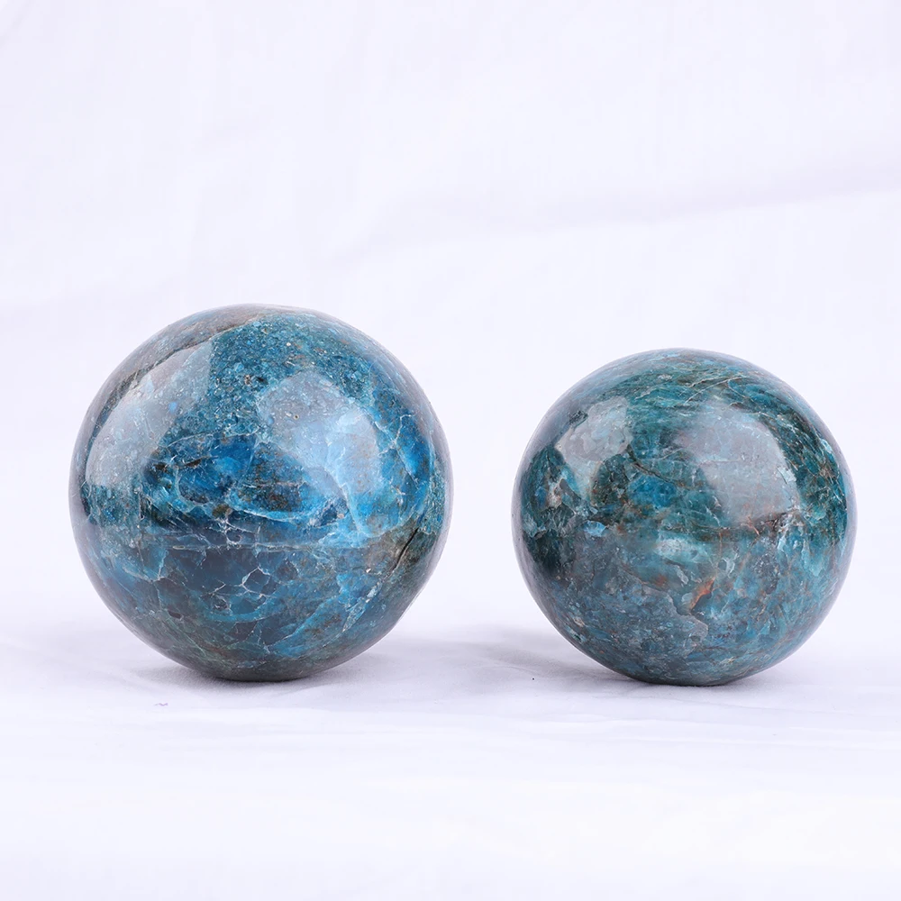 Natural Apatite sphere home decoration ball Halloween Christmas gift crystal ball