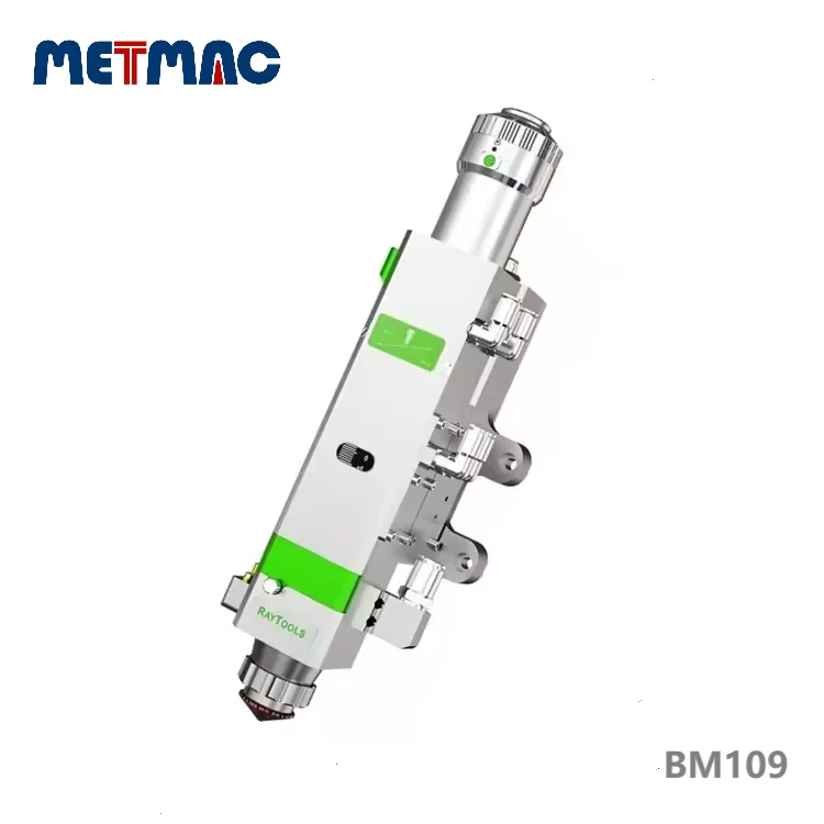 BM109 Fiber Laser Head 1.5KW 1500W for Fiber Cutting Collimator D24.9X1.5 Focusing D27.9x4.1