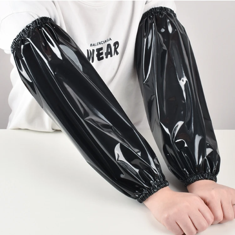 PU Sleeves Waterproof sleeves TPU Forearm Protector Arm Sleeves Covers blue