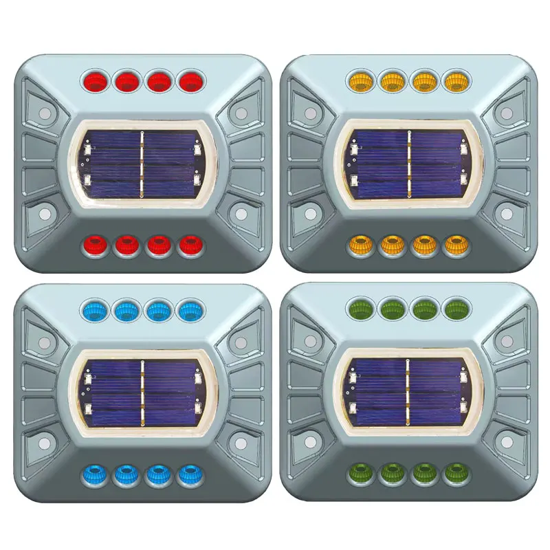 Super Bright Cat Eye LED Flashing Solar Road Stud IP68 Rating Aluminum Solar Underground Lights Factory Price Two-Way