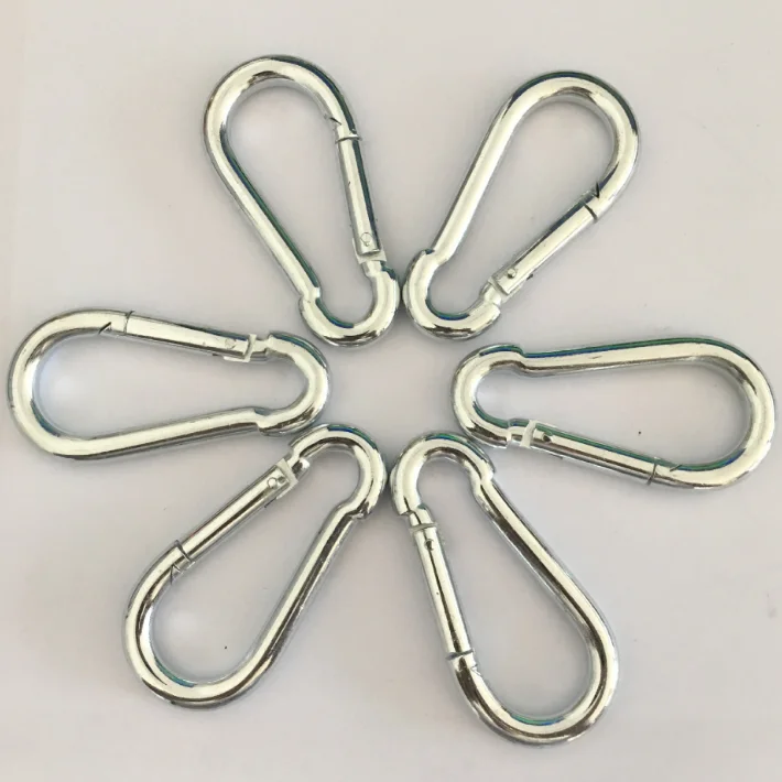 High Quality Galvanized Climbing Mountaineering Carabiner Snap Hook