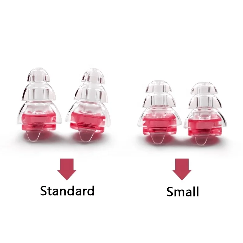 Noise reduction hearing protection musician earplugs with various filter
